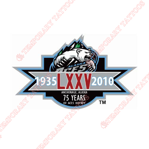 Alaska Aces Customize Temporary Tattoos Stickers NO.9217